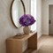 Luxurious 18-Inch Purple Hydrangea Stem Set of 12 - Exquisite 7-Inch Diameter - Ideal for Home Decor, Wedding Bouquets, and Special Occasion Floral Centerpieces
